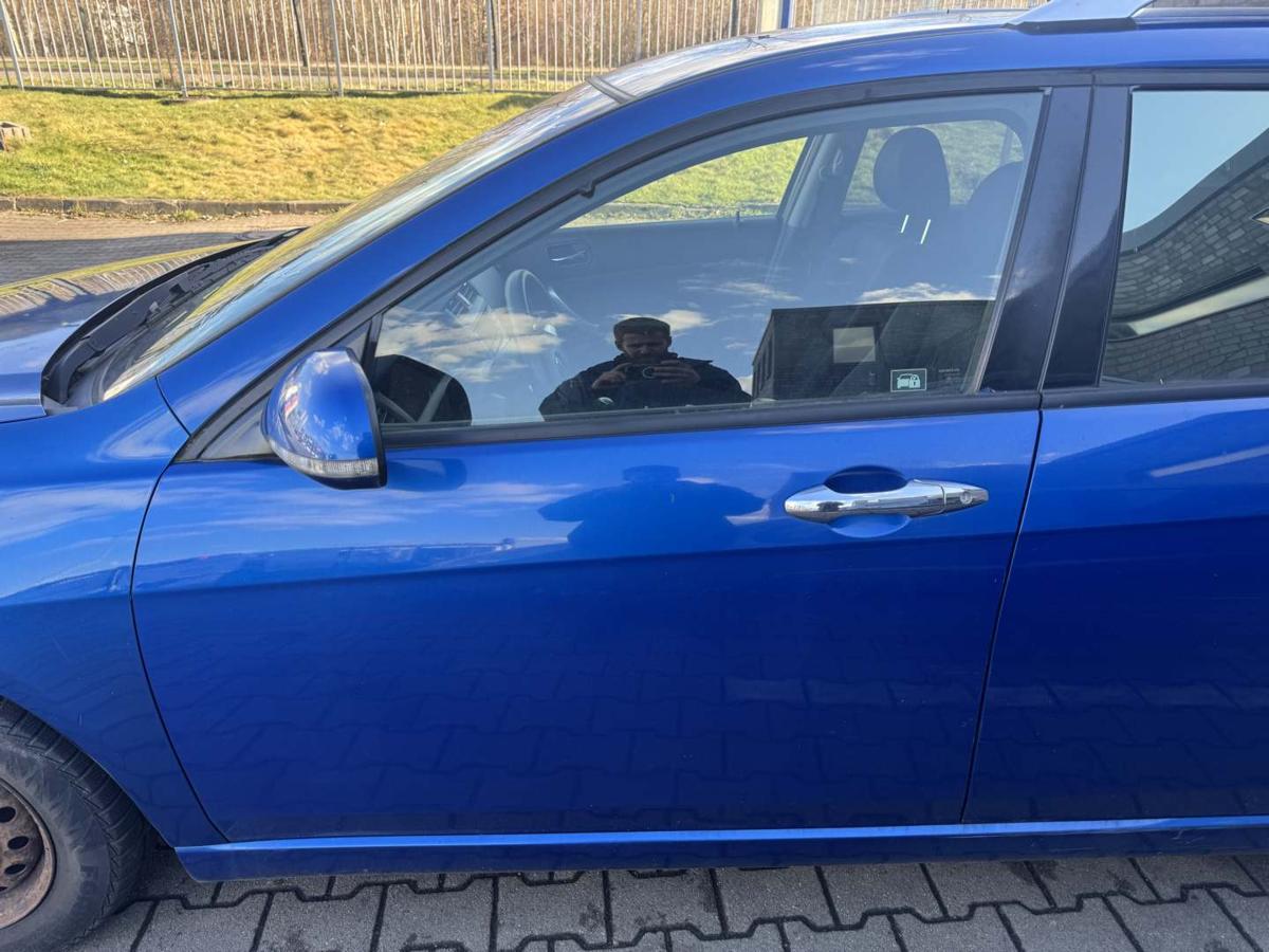 Honda Accord CM1 original T&uuml;r vorn links B.507P Arctic Blue Rohbau ohne Bj.2003